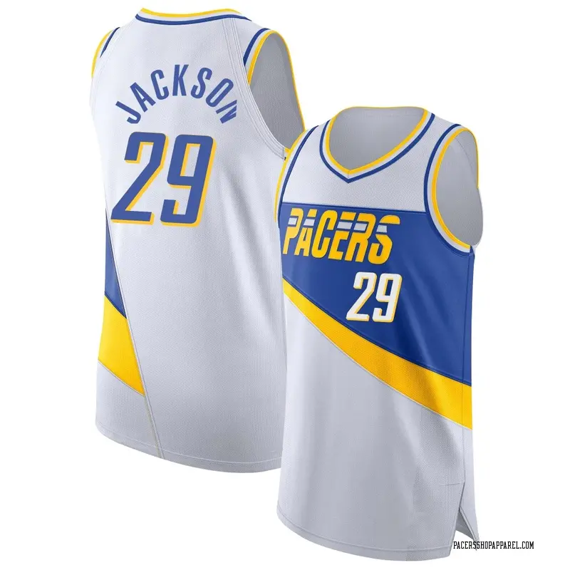 Indiana Pacers Authentic White Quenton Jackson 2025/26 City Edition Jersey - Youth