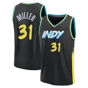 Indiana Pacers Fast Break Black Reggie Miller 2023/24 City Edition Jersey - Youth