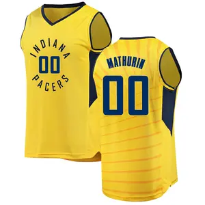 Indiana Pacers Fast Break Gold Bennedict Mathurin Jersey - Statement Edition - Youth