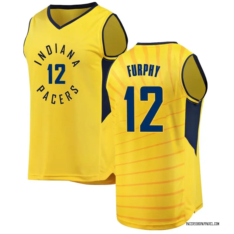 Indiana Pacers Fast Break Gold Johnny Furphy Jersey - Statement Edition - Youth