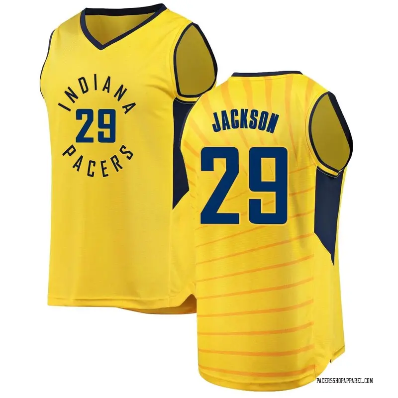 Indiana Pacers Fast Break Gold Quenton Jackson Jersey - Statement Edition - Youth