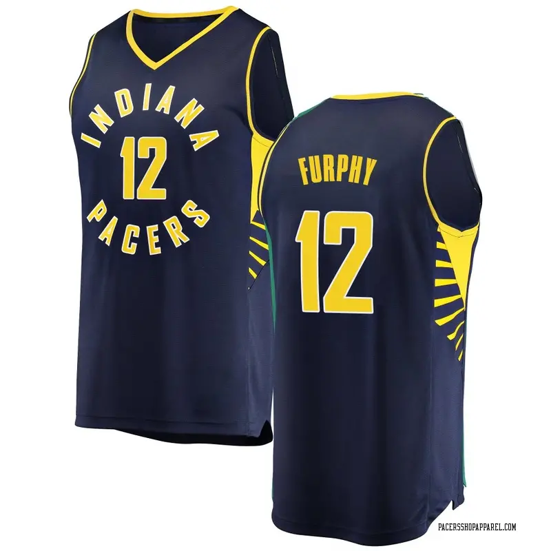 Indiana Pacers Fast Break Navy Johnny Furphy Jersey - Icon Edition - Men's