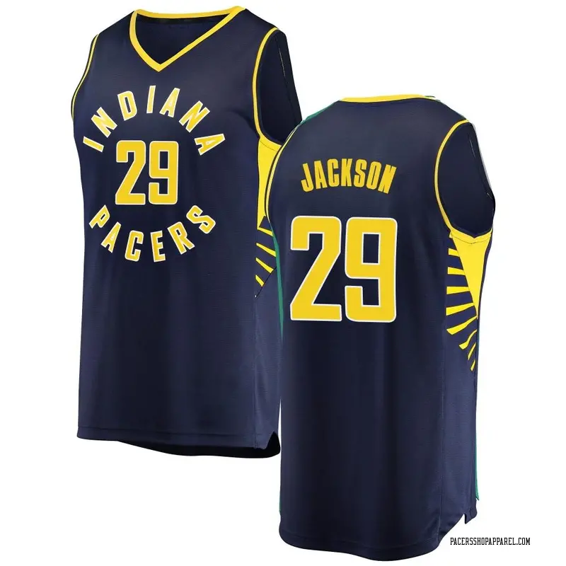 Indiana Pacers Fast Break Navy Quenton Jackson Jersey - Icon Edition - Men's