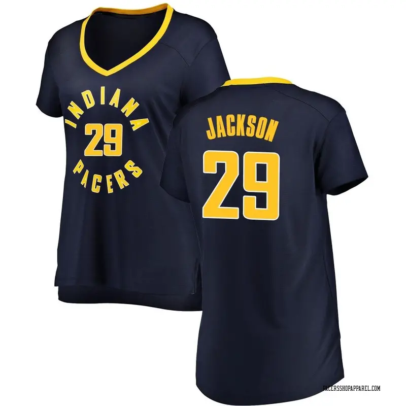 Indiana Pacers Fast Break Navy Quenton Jackson Jersey - Icon Edition - Women's