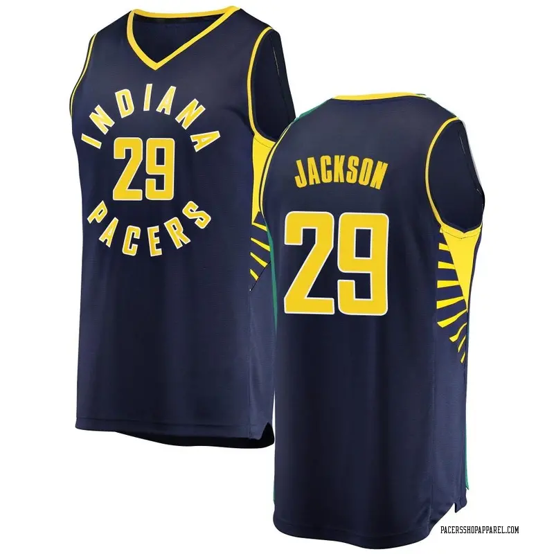 Indiana Pacers Fast Break Navy Quenton Jackson Jersey - Icon Edition - Youth