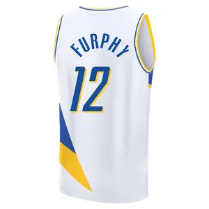 Indiana Pacers Fast Break White Johnny Furphy 2025/26 City Edition Jersey - Men's