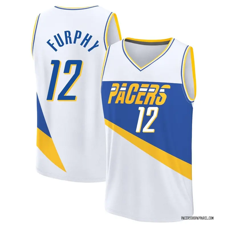 Indiana Pacers Fast Break White Johnny Furphy 2025/26 City Edition Jersey - Men's
