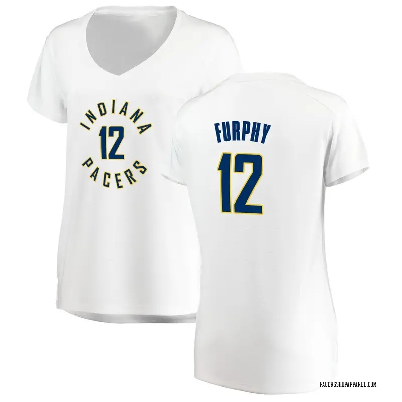 Indiana Pacers Fast Break White Johnny Furphy Jersey - Association Edition - Women's