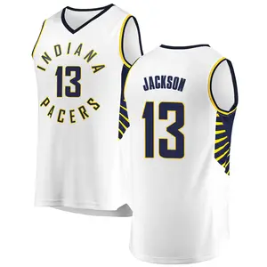 Indiana Pacers Fast Break White Mark Jackson Jersey - Association Edition - Youth