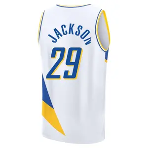Indiana Pacers Fast Break White Quenton Jackson 2025/26 City Edition Jersey - Men's