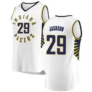 Indiana Pacers Fast Break White Quenton Jackson Jersey - Association Edition - Men's