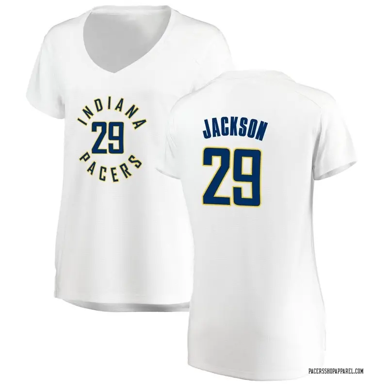 Indiana Pacers Fast Break White Quenton Jackson Jersey - Association Edition - Women's
