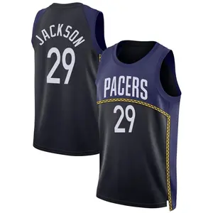 Indiana Pacers Swingman Blue Quenton Jackson 2022/23 City Edition Jersey - Men's