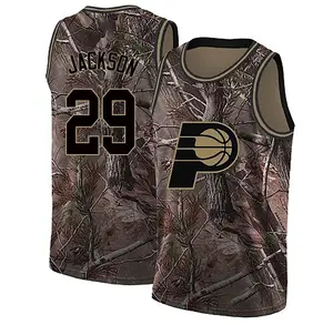 Indiana Pacers Swingman Camo Quenton Jackson Realtree Collection Jersey - Men's