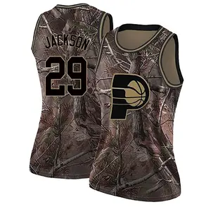 Indiana Pacers Swingman Camo Quenton Jackson Realtree Collection Jersey - Women's