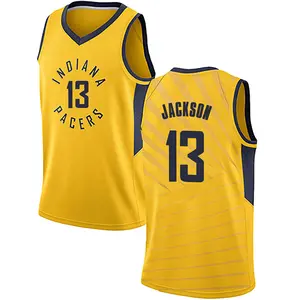 Indiana Pacers Swingman Gold Mark Jackson Jersey - Statement Edition - Men's