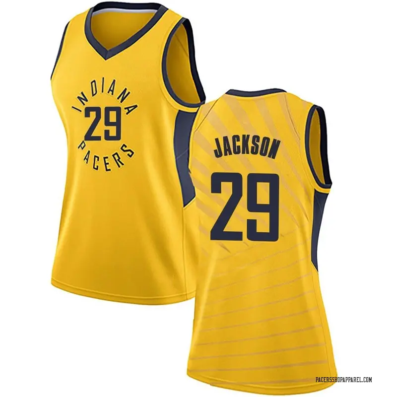 Indiana Pacers Swingman Gold Quenton Jackson Jersey - Statement Edition - Women's