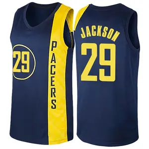 Indiana Pacers Swingman Navy Blue Quenton Jackson Jersey - City Edition - Men's