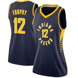Indiana Pacers Swingman Navy Johnny Furphy Jersey - Icon Edition - Women's
