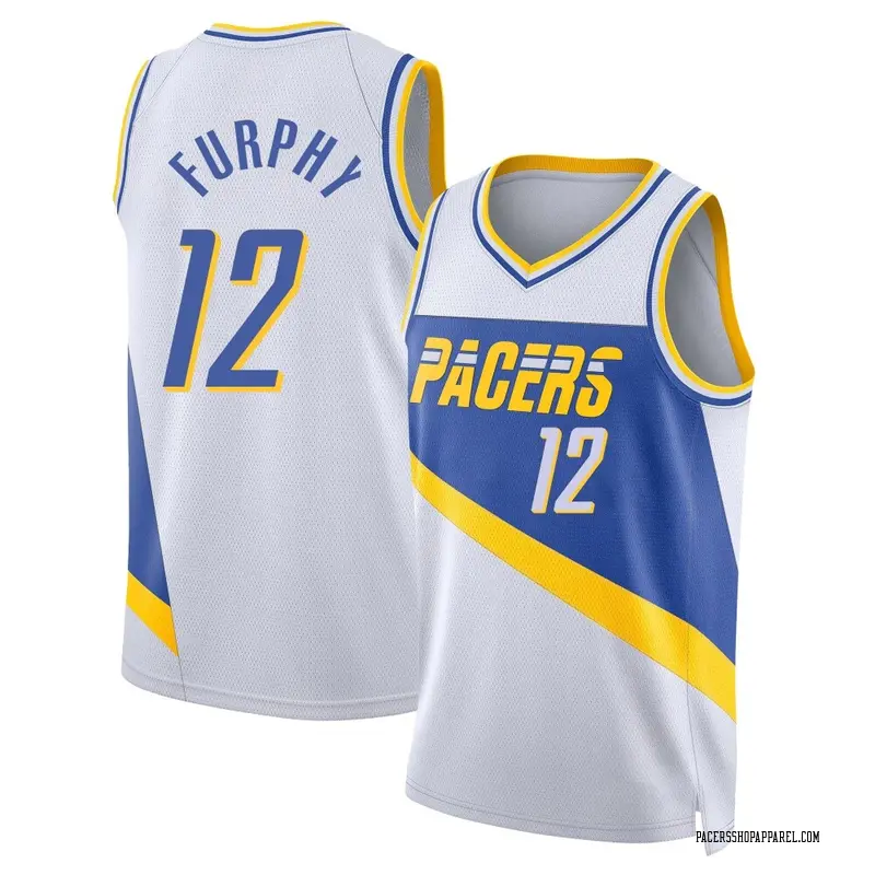 Indiana Pacers Swingman White Johnny Furphy 2025/26 City Edition Jersey - Men's