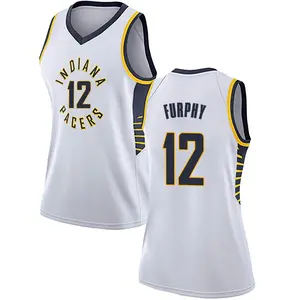 Indiana Pacers Swingman White Johnny Furphy Jersey - Association Edition - Women's