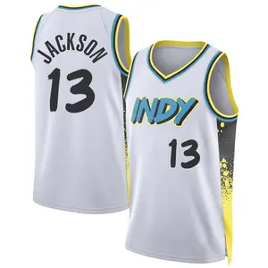 Indiana Pacers Swingman White Mark Jackson 2024/25 City Edition Jersey - Youth