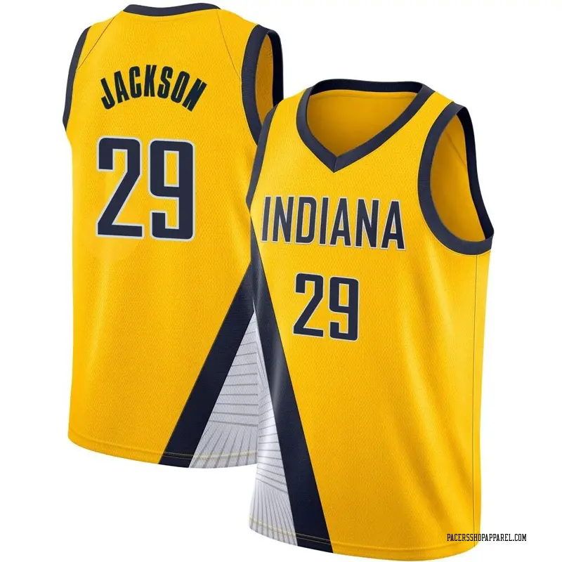 Indiana Pacers Swingman Yellow Quenton Jackson 2019/20 Jersey - Statement Edition - Youth