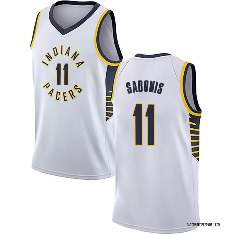 White Domantas Sabonis Jersey 