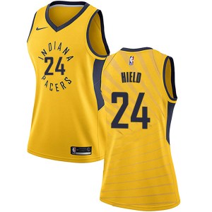 Indiana Pacers Swingman Gold Buddy Hield Jersey - Statement Edition - Women's