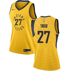 Indiana Pacers Swingman Gold Daniel Theis Jersey - Statement Edition - Women's