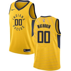 Indiana Pacers Swingman Gold Bennedict Mathurin Jersey - Statement Edition - Men's