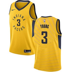 Indiana Pacers Swingman Gold Joseph Young Jersey - Statement Edition - Men's