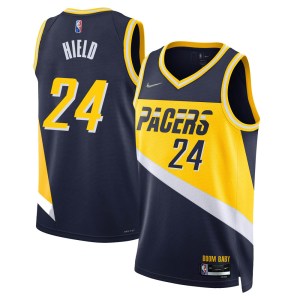 Indiana Pacers Swingman Navy Buddy Hield 2021/22 City Edition Jersey - Youth