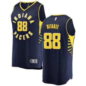 Indiana Pacers Navy Goga Bitadze Fast Break Jersey - Icon Edition - Youth