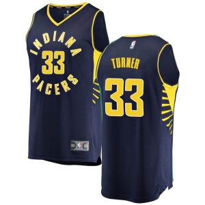 Indiana Pacers Navy Myles Turner Fast Break Jersey - Icon Edition - Youth