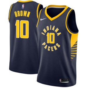Indiana Pacers Swingman Brown Kendall Brown Navy Jersey - Icon Edition - Youth