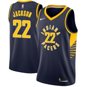 Indiana Pacers Swingman Navy Isaiah Jackson Jersey - Icon Edition - Youth