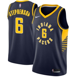 Indiana Pacers Swingman Navy Lance Stephenson Jersey - Icon Edition - Youth