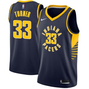 Indiana Pacers Swingman Navy Myles Turner Jersey - Icon Edition - Youth