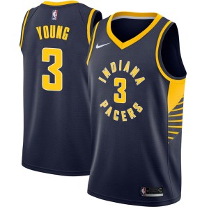 Indiana Pacers Swingman Navy Joseph Young Jersey - Icon Edition - Youth