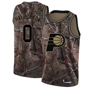 Indiana Pacers Swingman Camo Tyrese Haliburton Realtree Collection Jersey - Youth