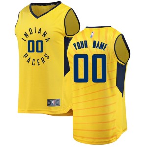 Indiana Pacers Fast Break Gold Custom Jersey - Statement Edition - Youth