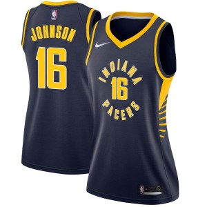Indiana Pacers Swingman Navy James Johnson Jersey - Icon Edition - Women's