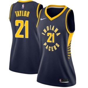 Indiana Pacers Swingman Navy Terry Taylor Jersey - Icon Edition - Women's