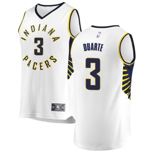 Indiana Pacers White Chris Duarte Fast Break Jersey - Association Edition - Youth