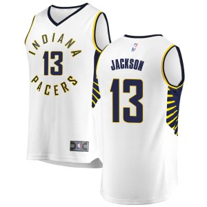 Indiana Pacers White Mark Jackson Fast Break Jersey - Association Edition - Youth