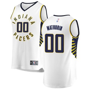 Indiana Pacers Fast Break White Bennedict Mathurin Jersey - Association Edition - Youth