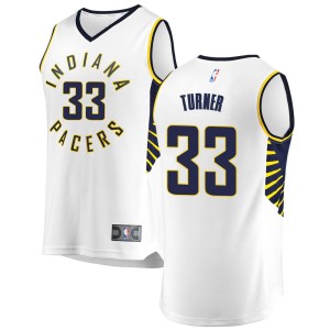 Indiana Pacers White Myles Turner Fast Break Jersey - Association Edition - Youth