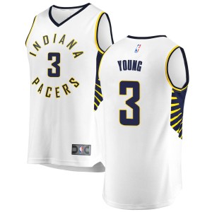 Indiana Pacers White Joseph Young Fast Break Jersey - Association Edition - Youth