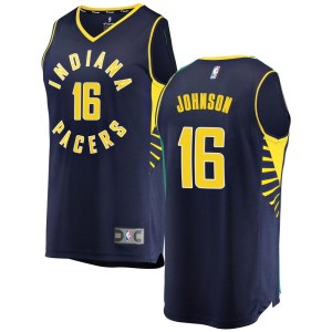 Indiana Pacers Fast Break Navy James Johnson Jersey - Icon Edition - Men's